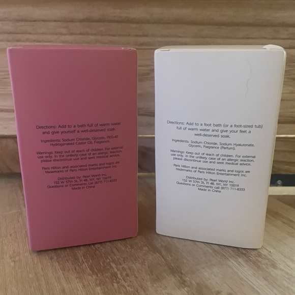 Paris Hilton Diamond Petals Bath Salt and Foot Soak Set - Picture 2 of 2